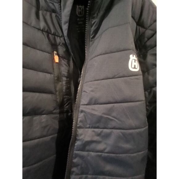 Husqvarna Uplegga Convertible Puffer Jacket / Vest Navy Blue Men’s Size Large... - Picture 3 of 6